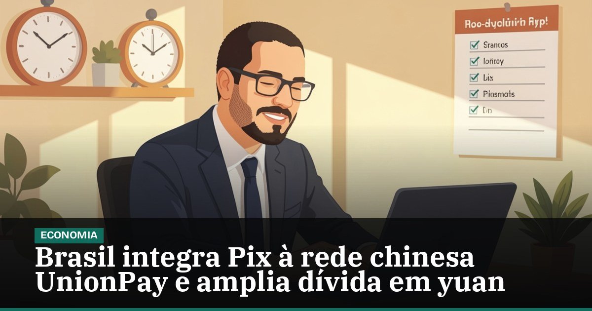 Brasil integra Pix à rede chinesa UnionPay e amplia dívida em yuan