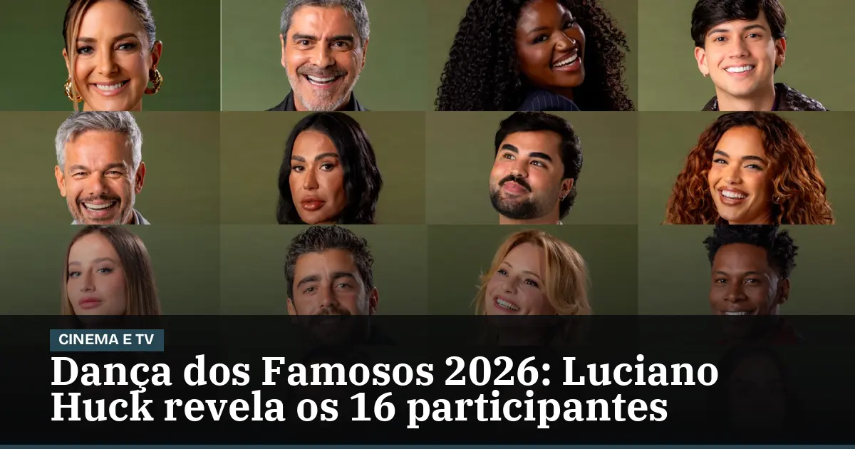 Dança dos Famosos 2026: Luciano Huck revela os 16 participantes