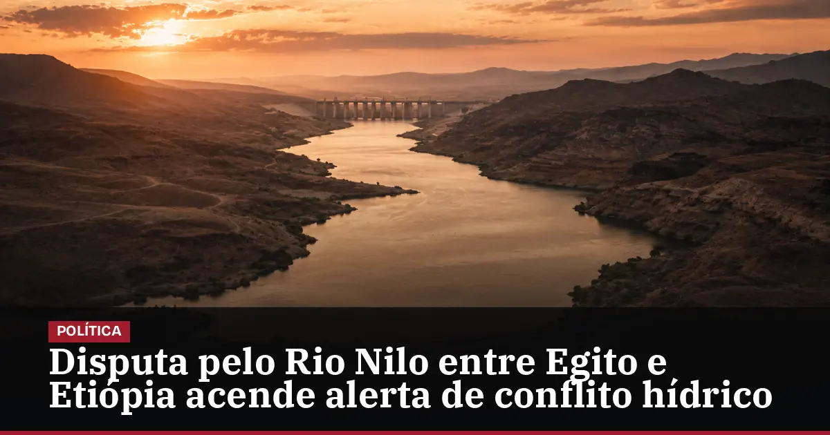 Disputa pelo Rio Nilo entre Egito e Etiópia acende alerta de conflito hídrico