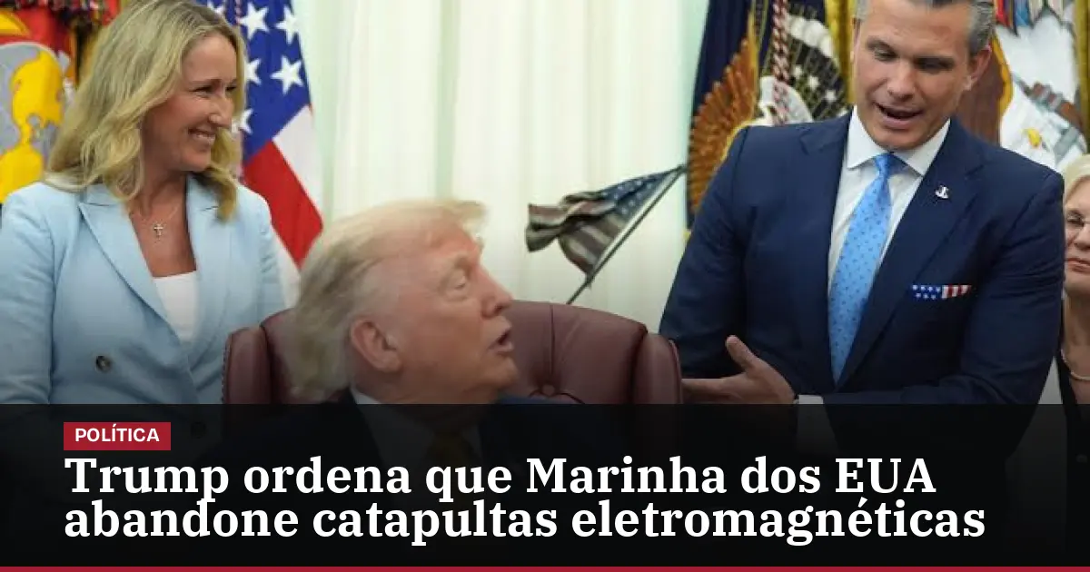 Trump ordena que Marinha dos EUA abandone catapultas eletromagnéticas