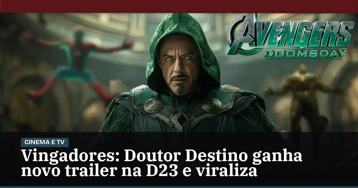 Vingadores: Doutor Destino ganha novo trailer na D23 e viraliza